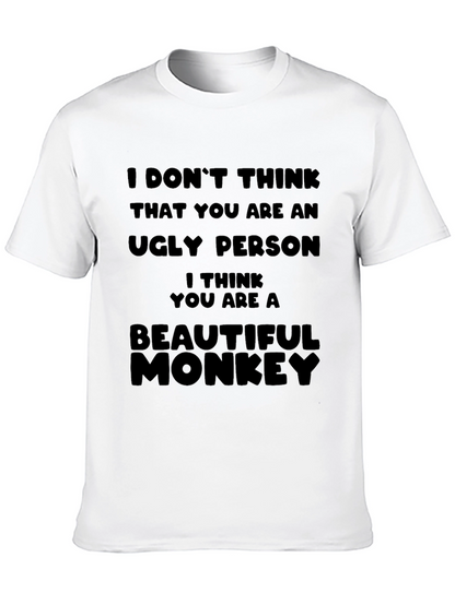 Funny Monkey Graphic T-Shirt