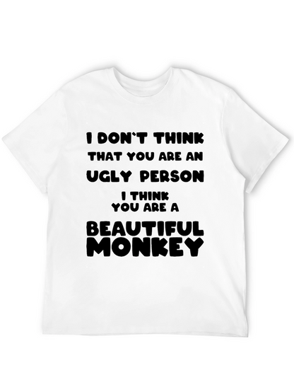 Funny Monkey Graphic T-Shirt