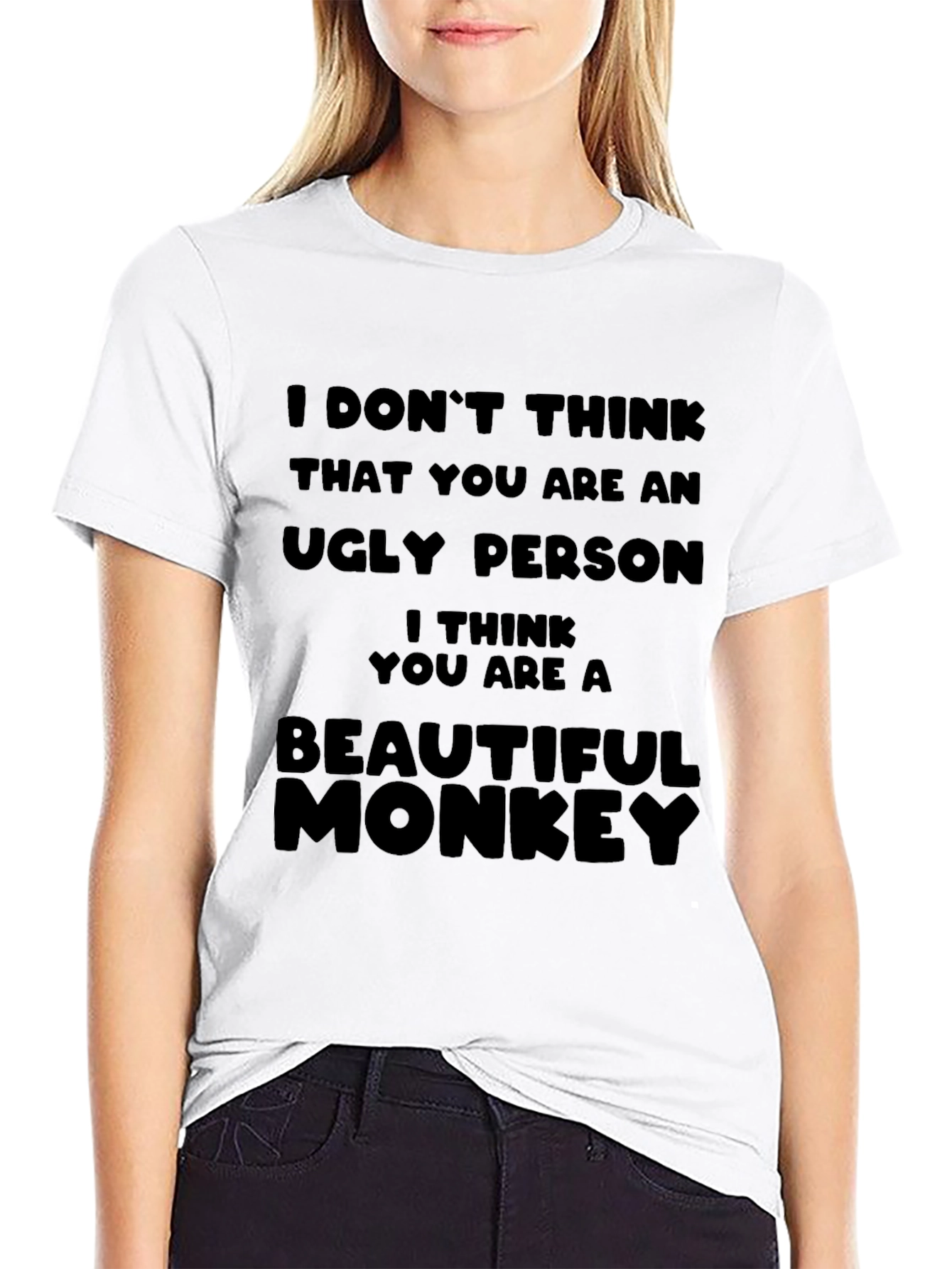 Funny Monkey Graphic T-Shirt