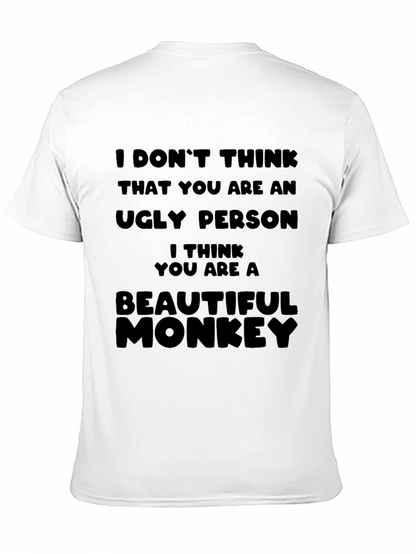 Funny Monkey Graphic T-Shirt