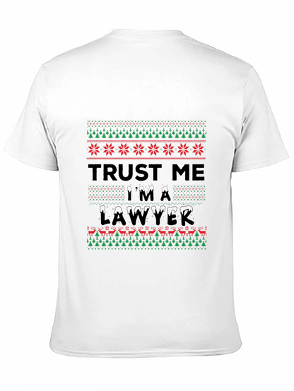 Trust Me Im A Lawyer Ugly Christmas Sweater T-Shirt
