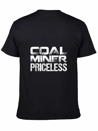Coal Miner Priceless Graphic T-Shirt