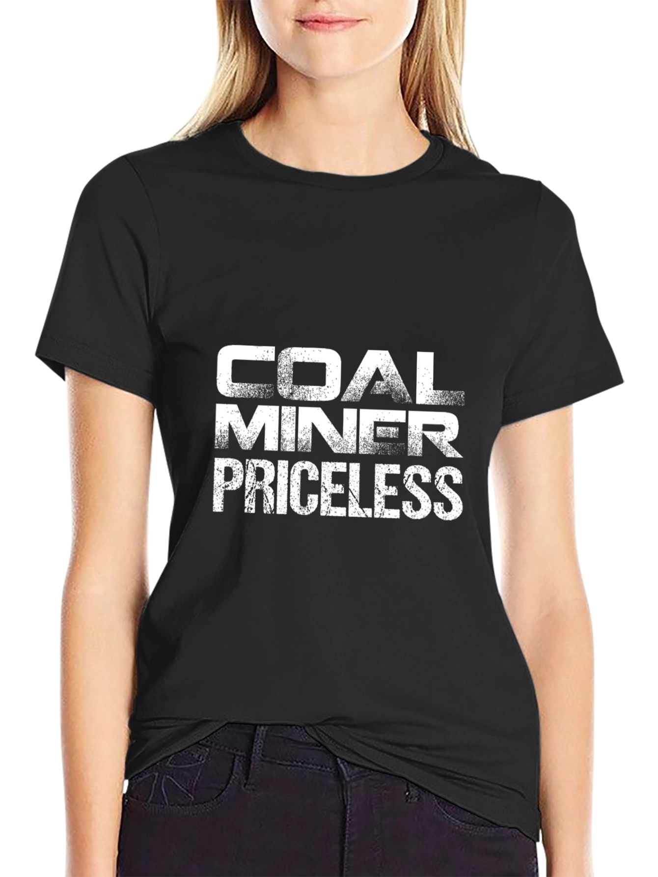 Coal Miner Priceless Graphic T-Shirt