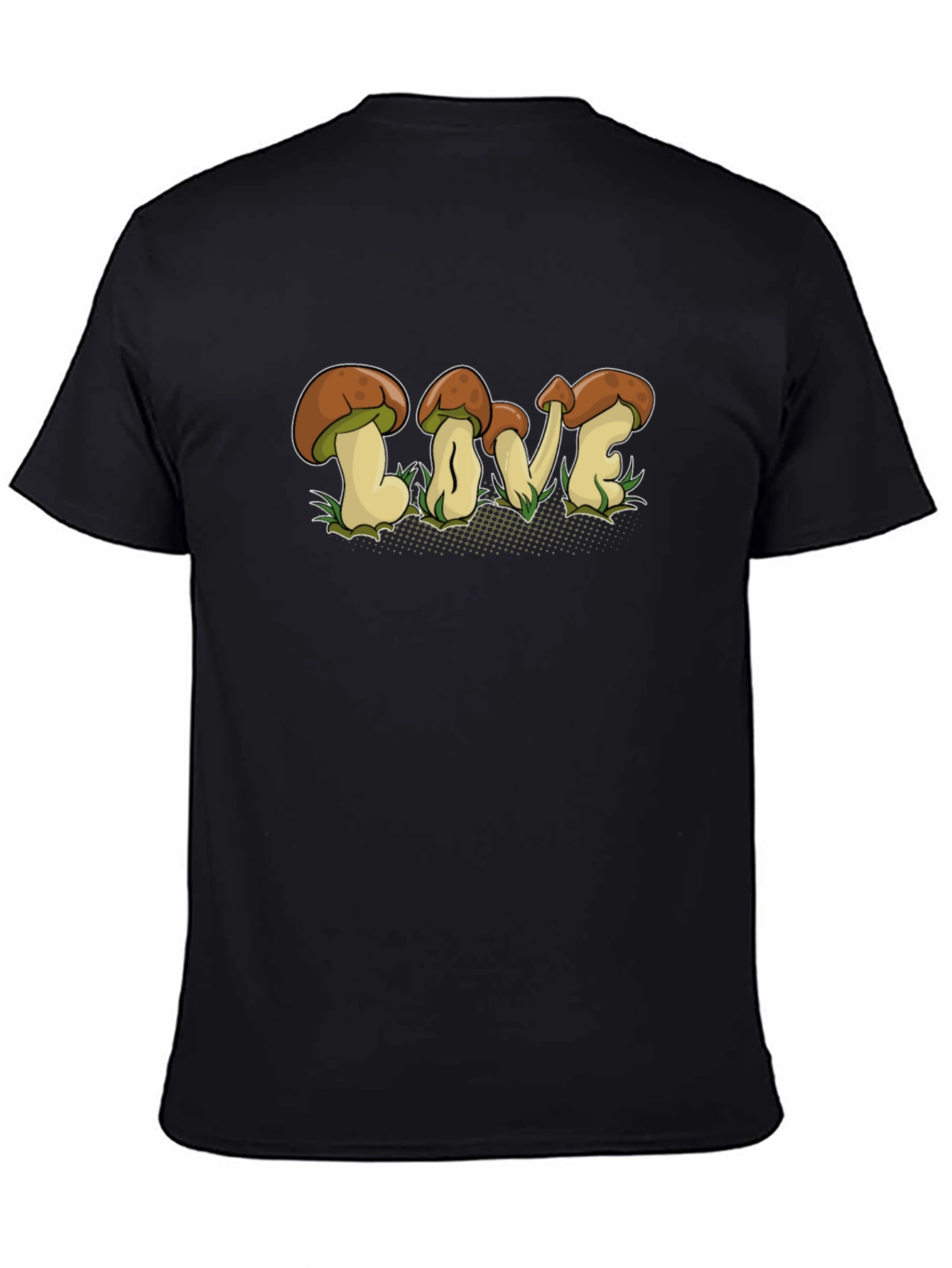 Mushroom LOVE Graphic T-Shirt - Fun Nature Tee