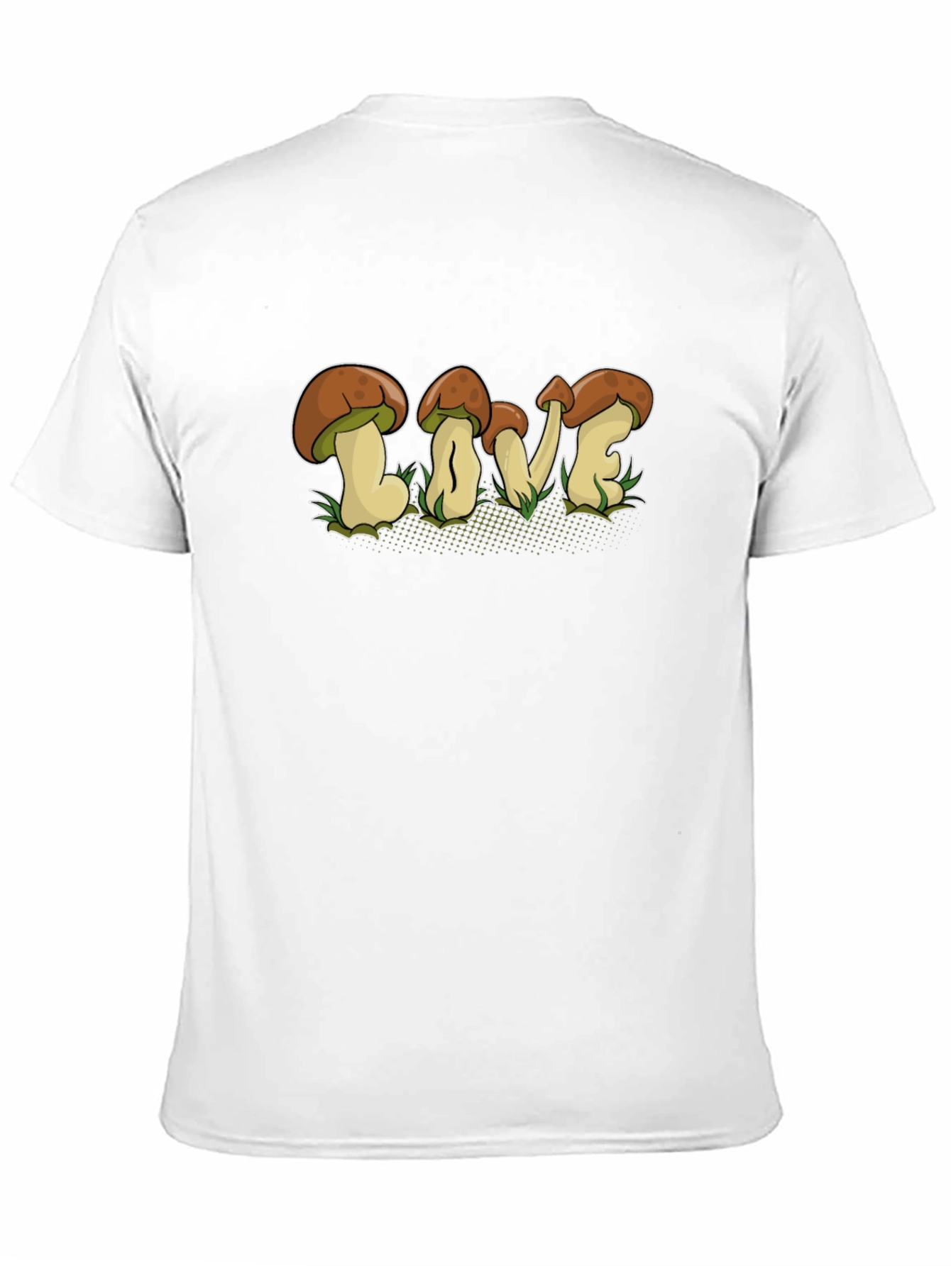 Mushroom LOVE Graphic T-Shirt - Fun Nature Tee