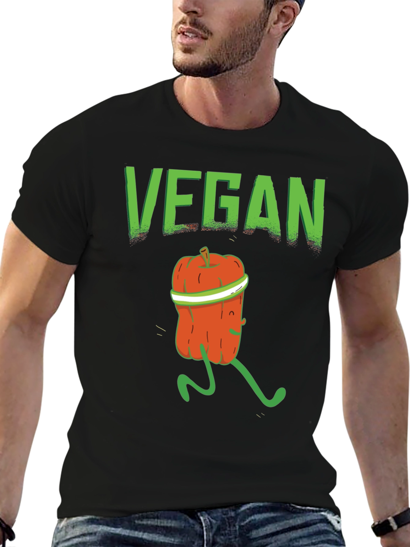 Vegan Running Pepper T-Shirt