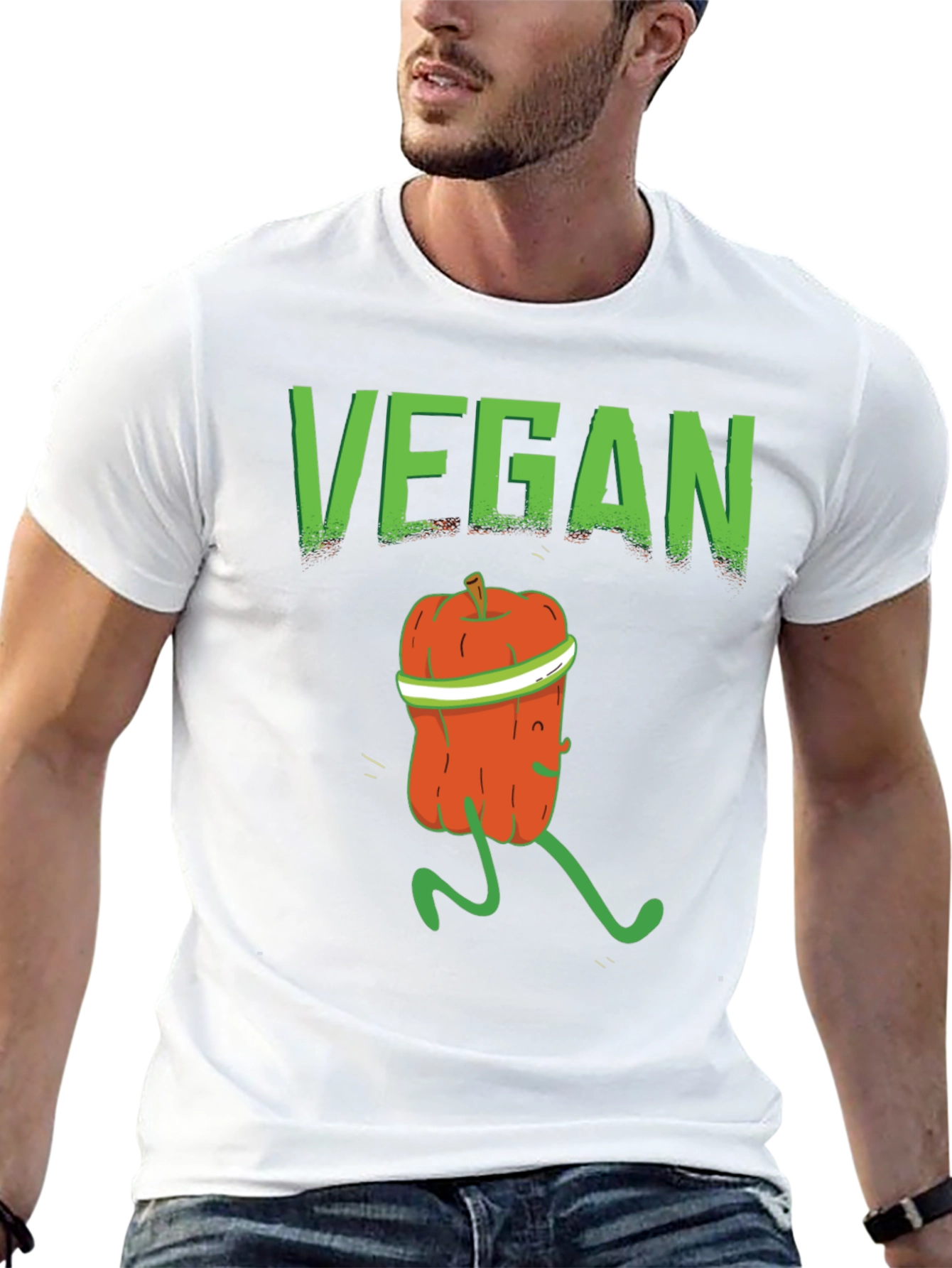 Vegan Running Pepper T-Shirt