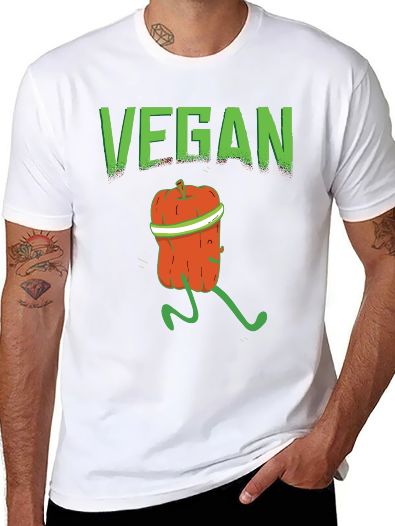 Vegan Running Pepper T-Shirt