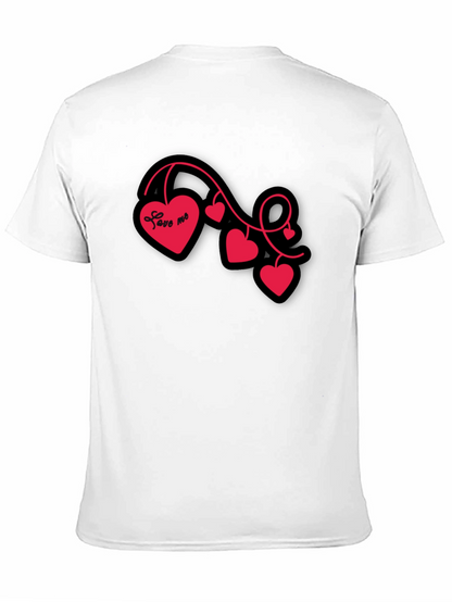 Love Me Heart Vine Graphic Tee - Black
