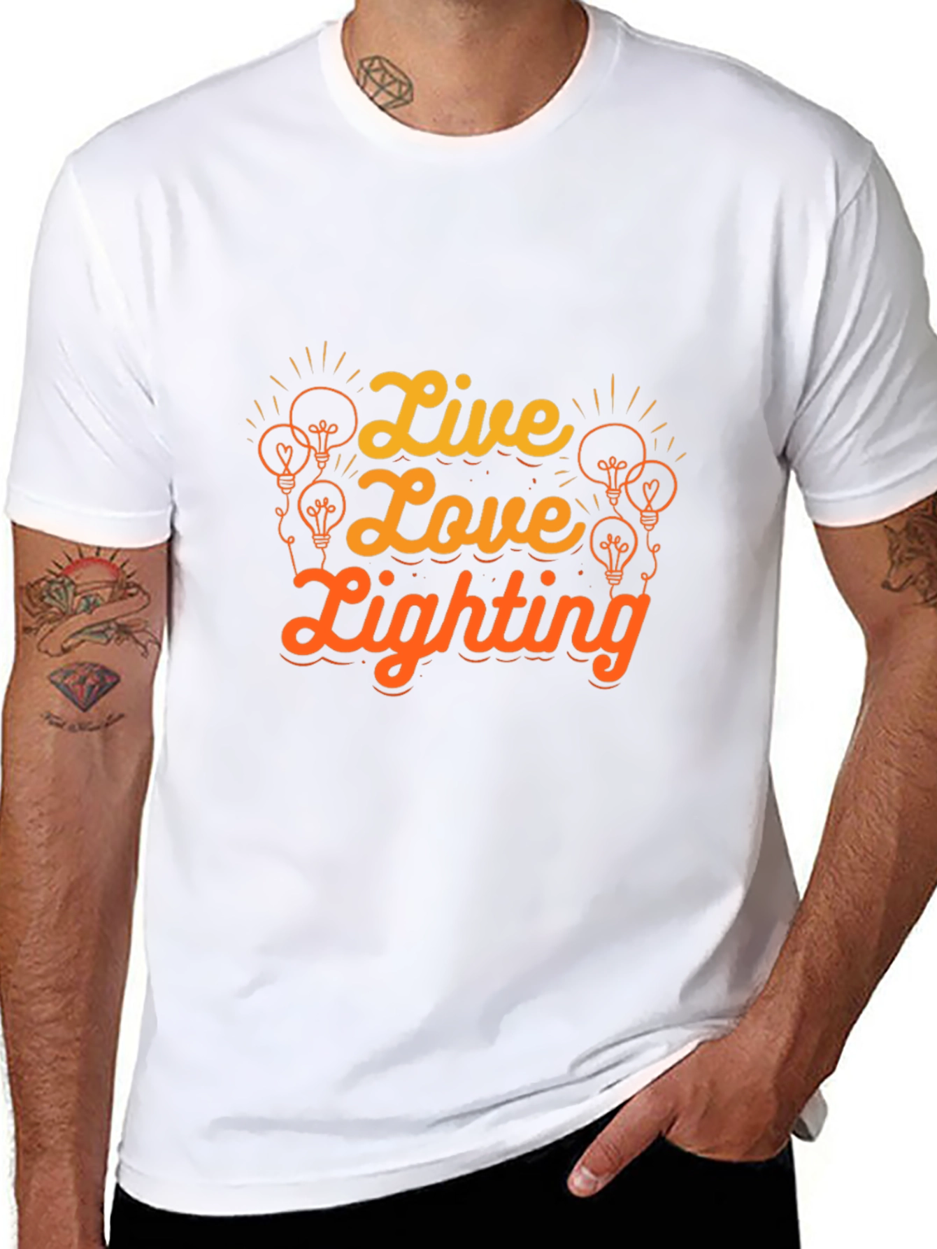 Live Love Lighting Graphic T-Shirt