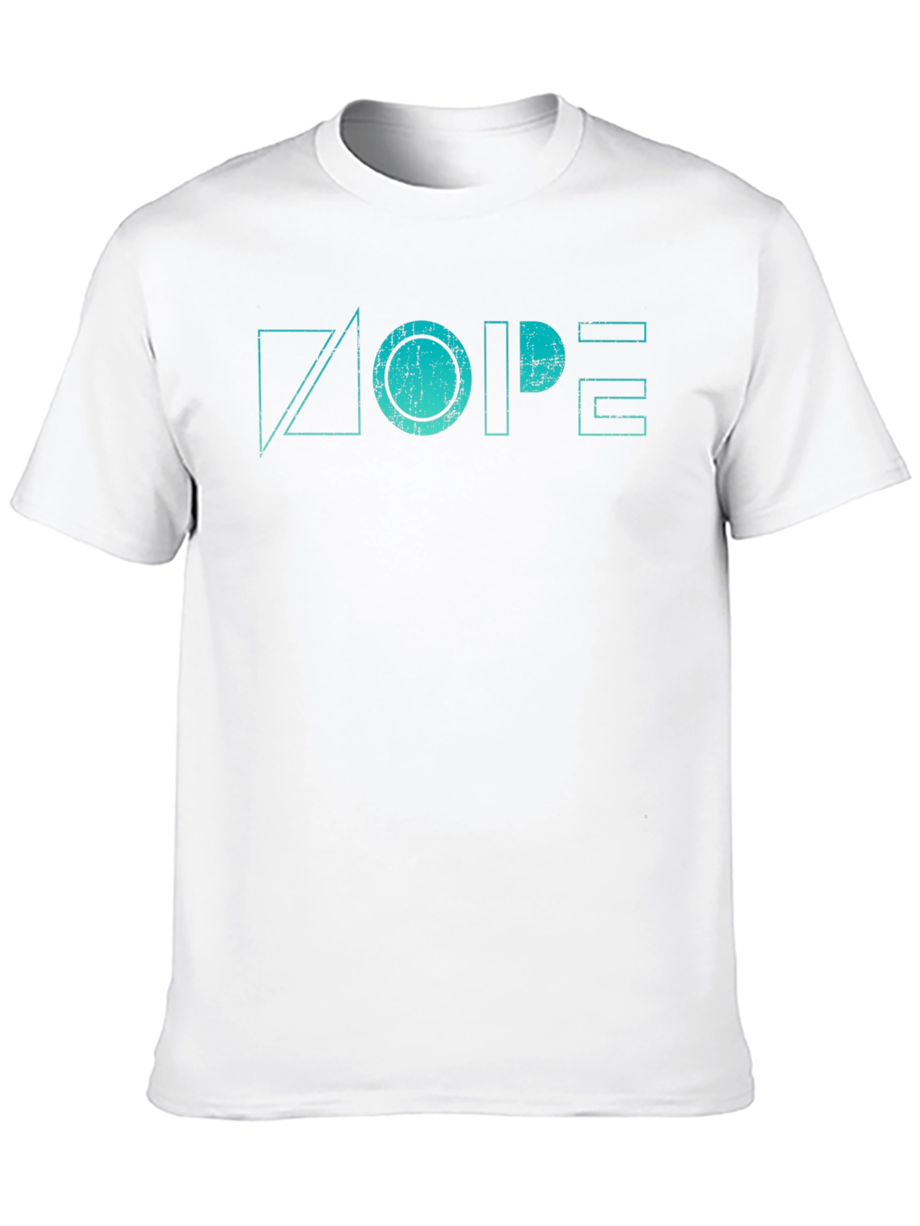 Geometric NOPE Graphic Tee