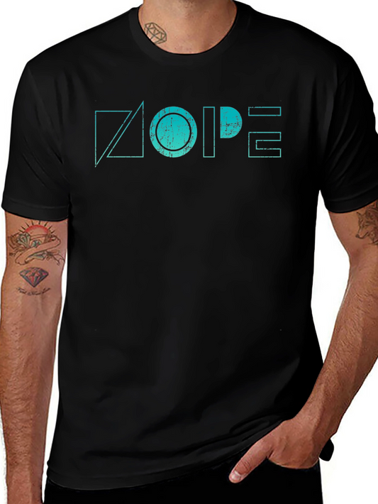 Geometric NOPE Graphic Tee