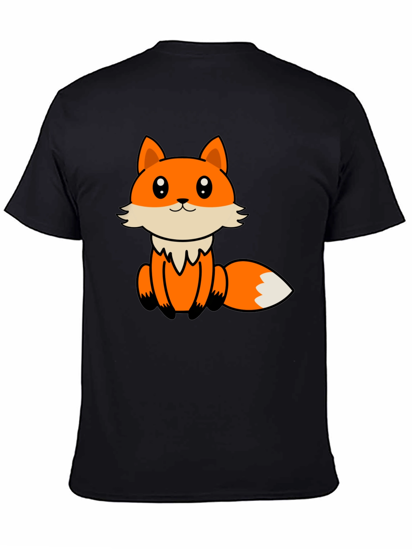 Cute Cartoon Fox Graphic T-Shirt