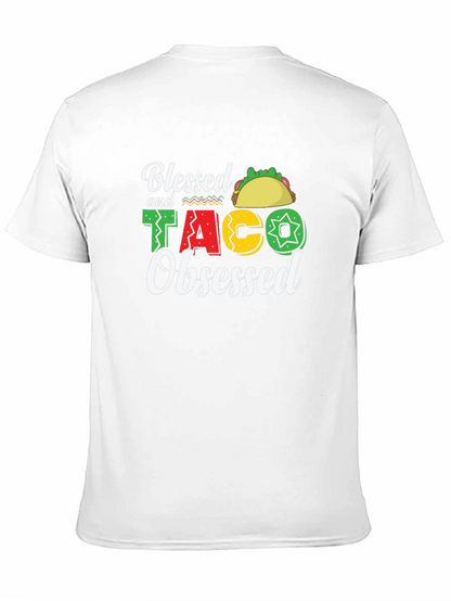 Blessed & Taco Obsessed Graphic T-Shirt