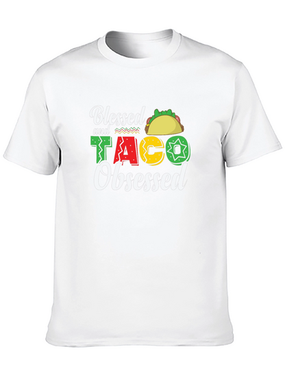 Blessed & Taco Obsessed Graphic T-Shirt