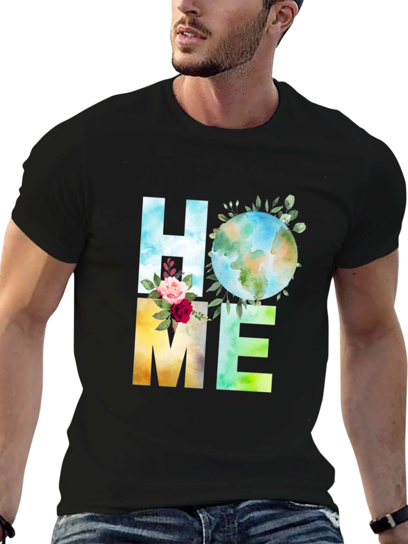 Eco-Friendly Earth Day Graphic T-Shirt