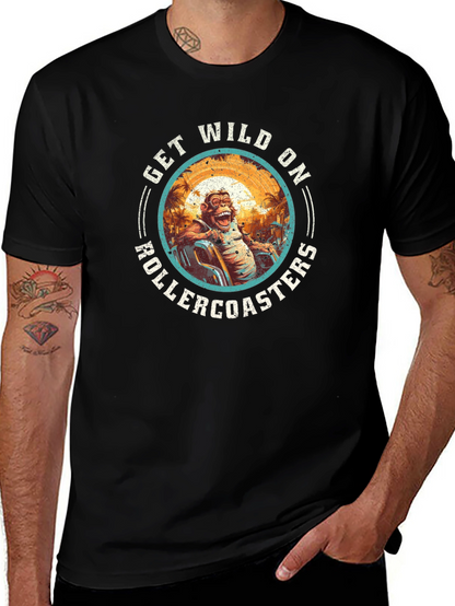 Get Wild On Rollercoasters Graphic T-Shirt