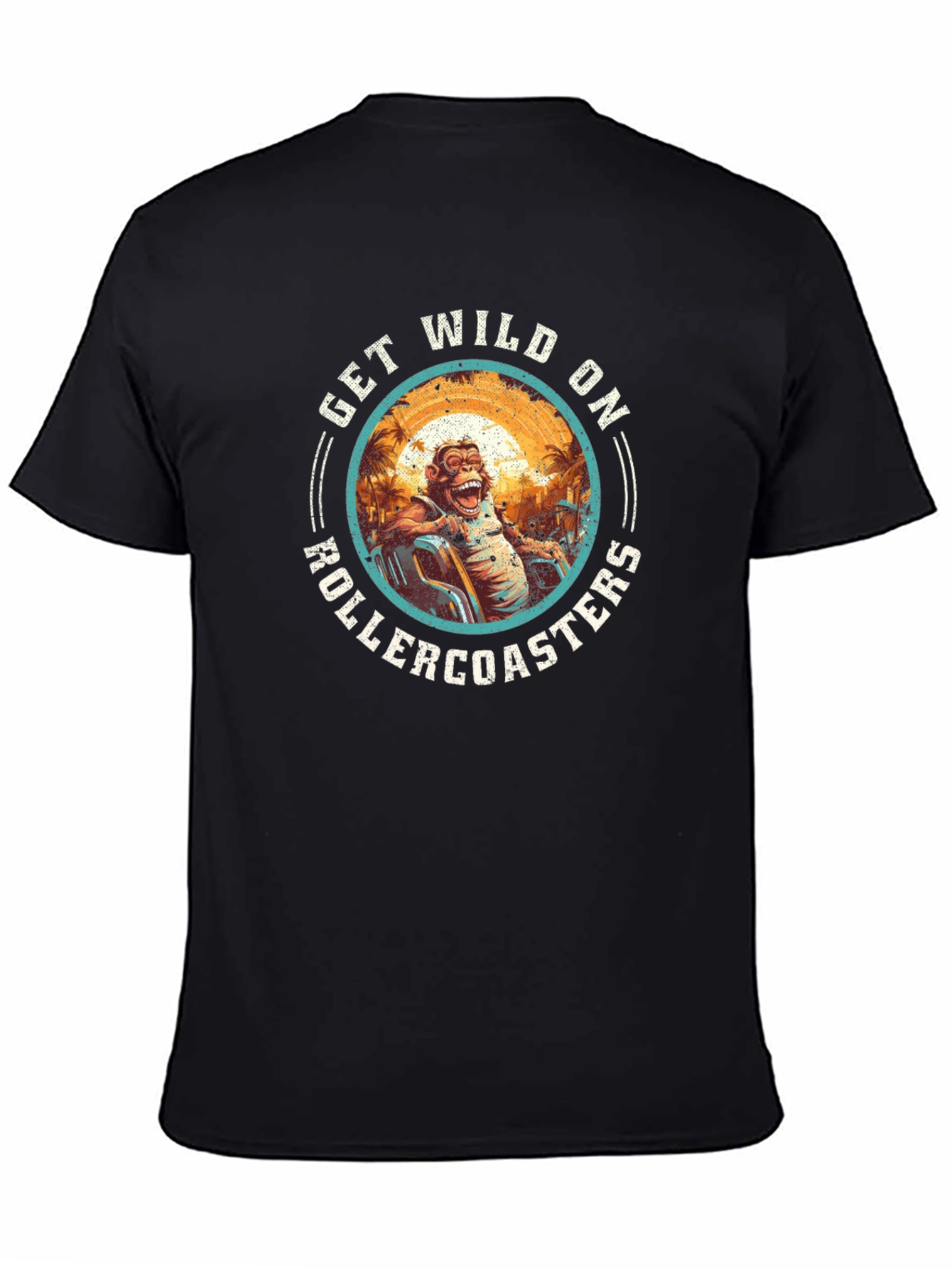 Get Wild On Rollercoasters Graphic T-Shirt