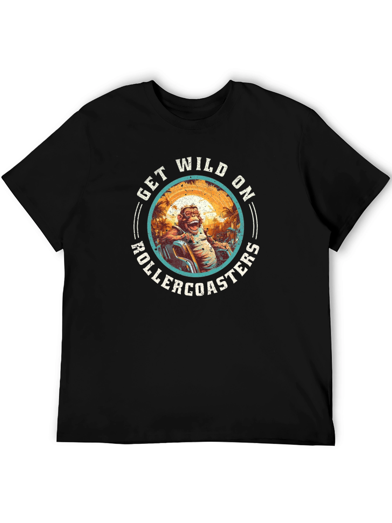 Get Wild On Rollercoasters Graphic T-Shirt