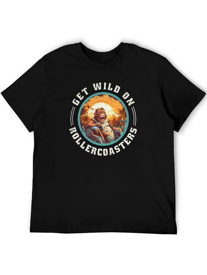 Get Wild On Rollercoasters Graphic T-Shirt