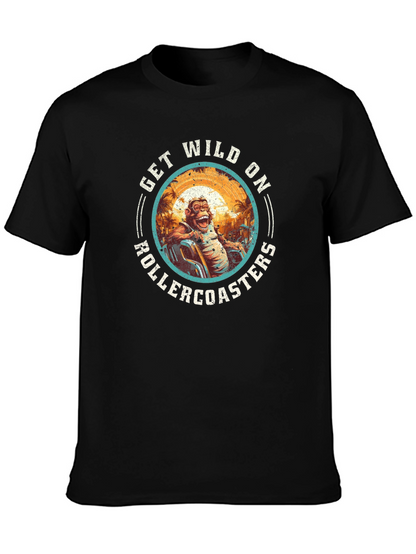 Get Wild On Rollercoasters Graphic T-Shirt