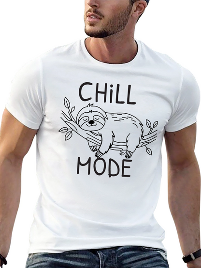 Chill Mode Sloth T-Shirt - Relaxed Fit