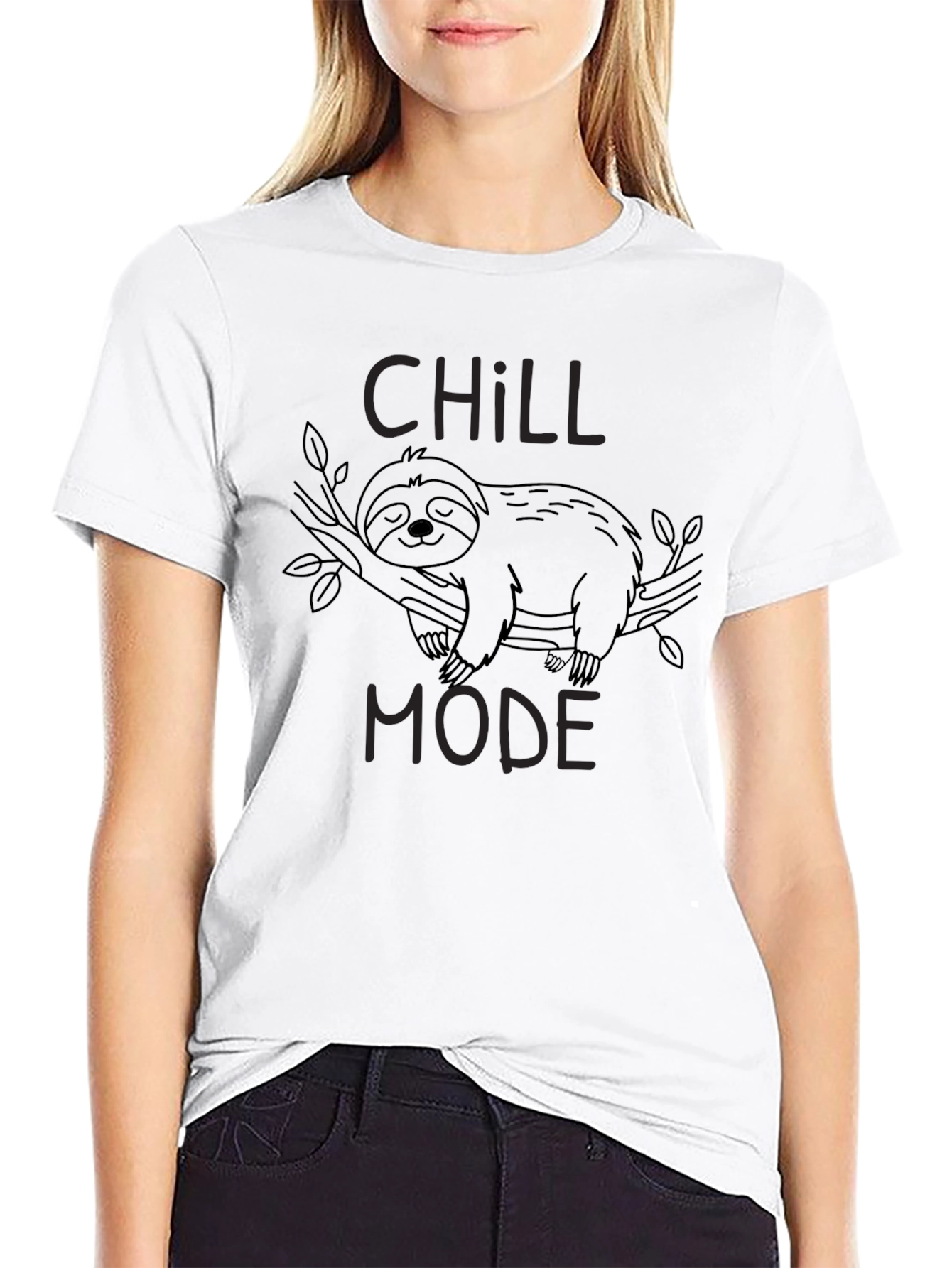 Chill Mode Sloth T-Shirt - Relaxed Fit