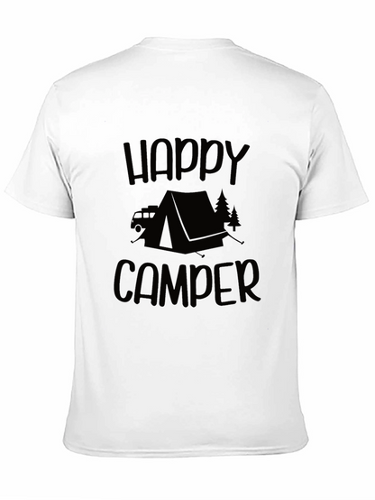 Happy Camper Graphic Tee - Camping Adventure Shirt