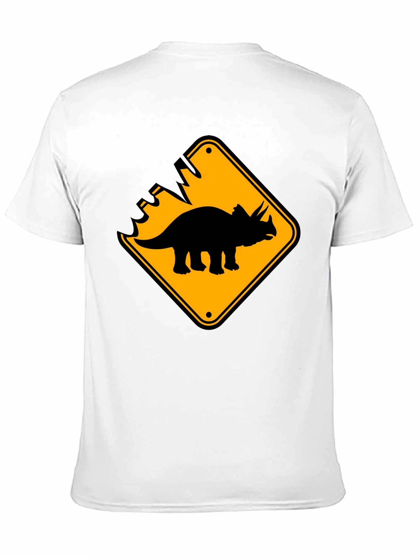 Dinosaur Crossing Black T-Shirt