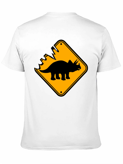 Dinosaur Crossing Black T-Shirt