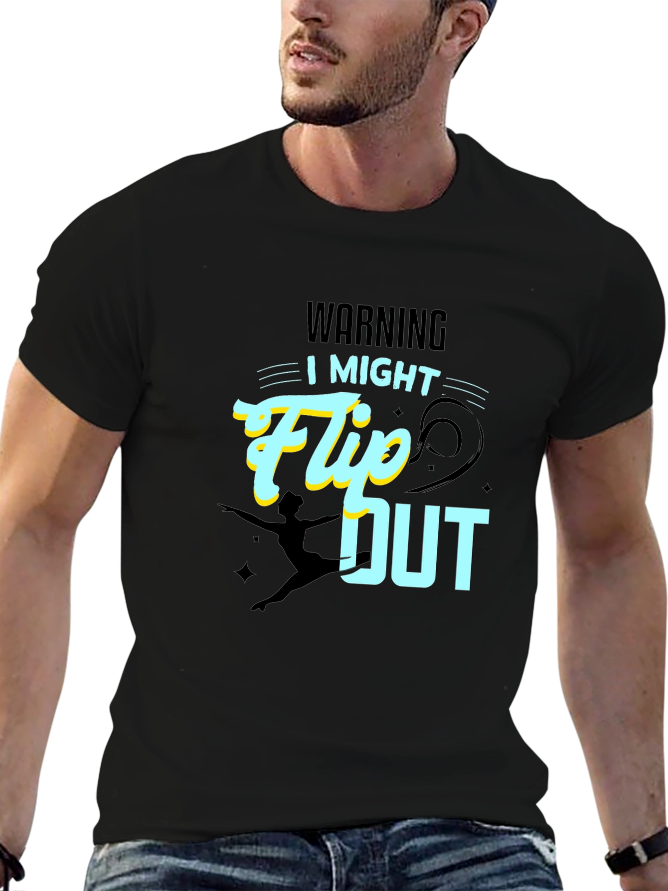 Warning: I Might Flip Out - Graphic T-Shirt