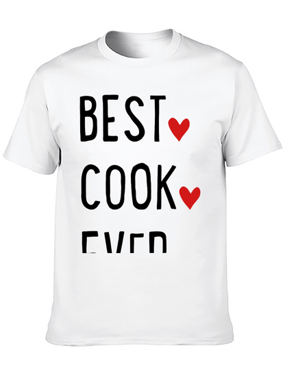 Best Cook Ever T-Shirt - Heart Design