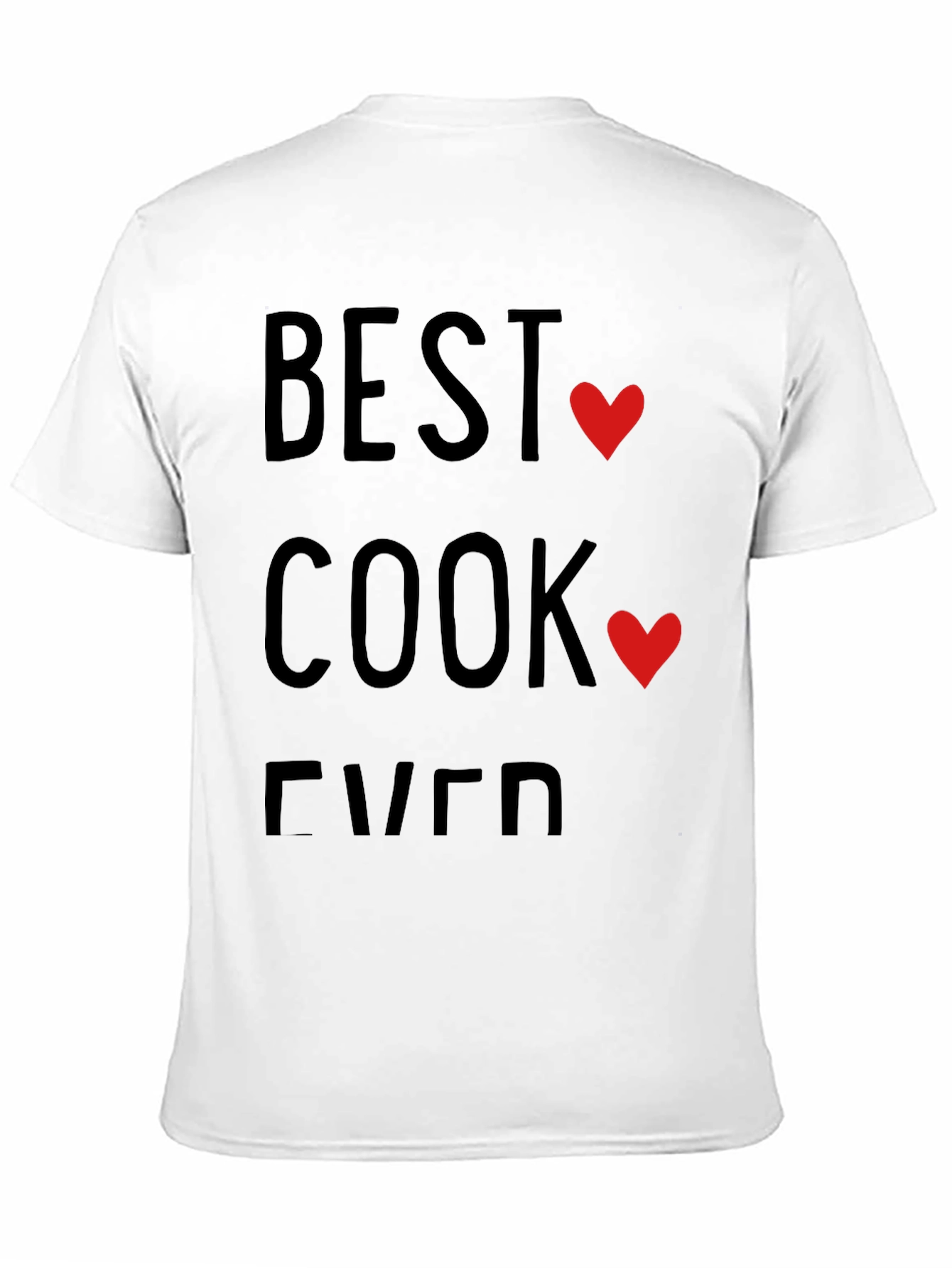 Best Cook Ever T-Shirt - Heart Design