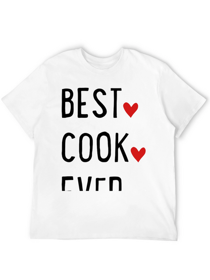 Best Cook Ever T-Shirt - Heart Design