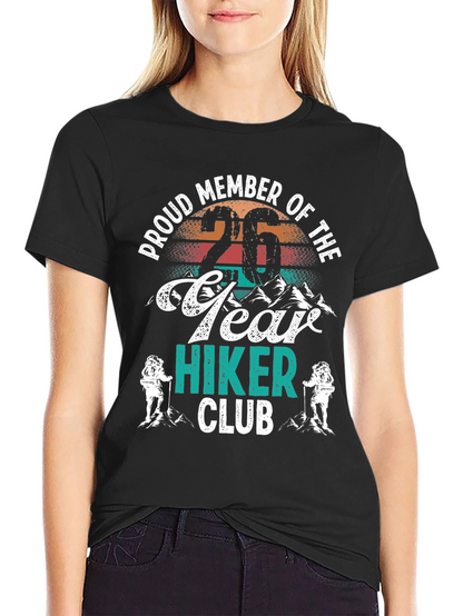 Proud Member 26 Year Hiker Club Graphic Tee