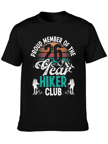 Proud Member 26 Year Hiker Club Graphic Tee