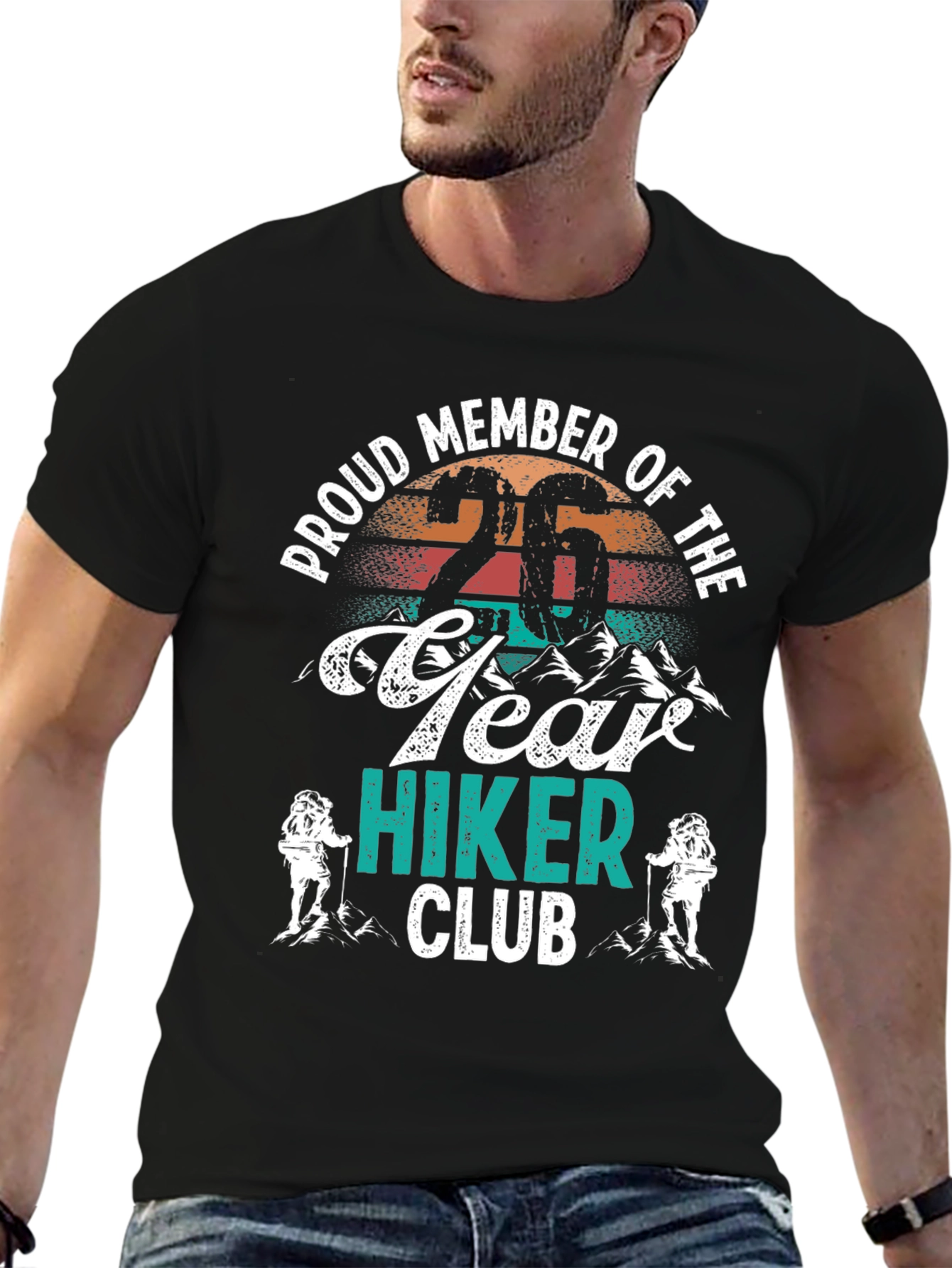 Proud Member 26 Year Hiker Club Graphic Tee