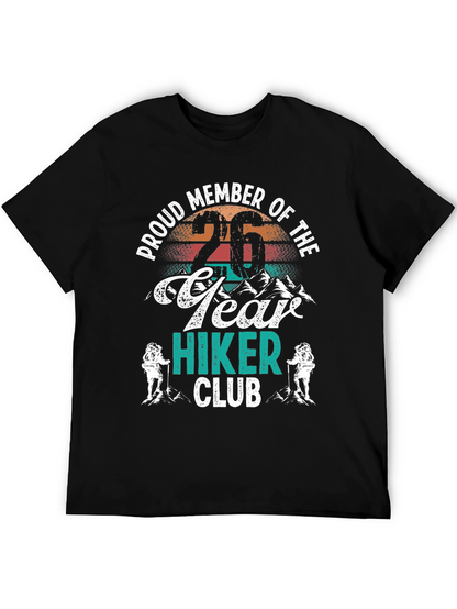 Proud Member 26 Year Hiker Club Graphic Tee
