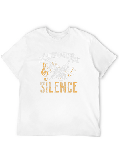 I Destroy Silence Trumpet Music T-Shirt
