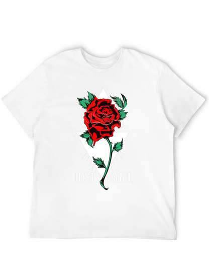 Lost Soul Rose Graphic T-Shirt