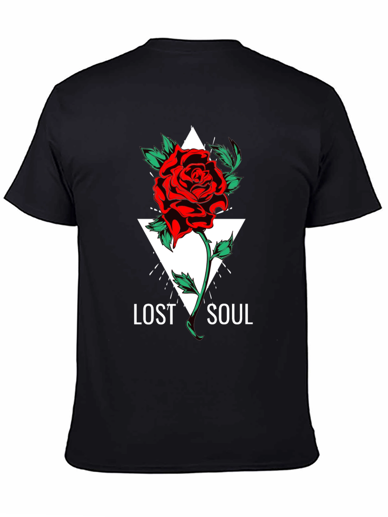 Lost Soul Rose Graphic T-Shirt