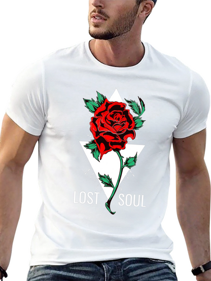 Lost Soul Rose Graphic T-Shirt