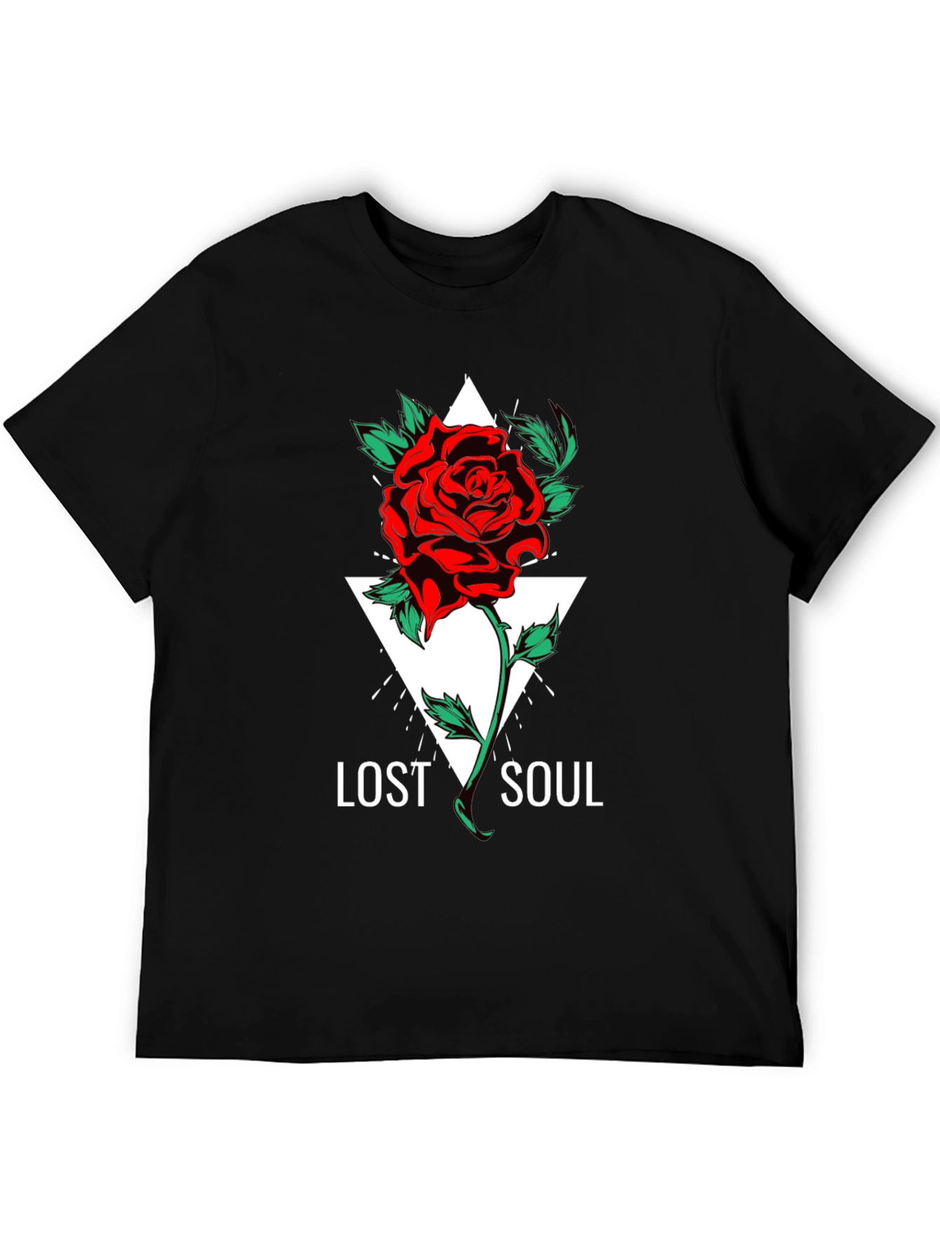 Lost Soul Rose Graphic T-Shirt