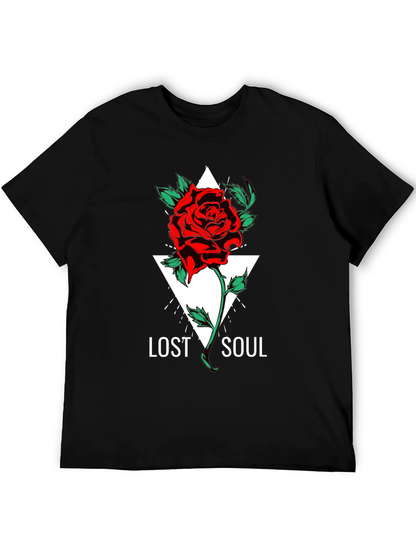 Lost Soul Rose Graphic T-Shirt
