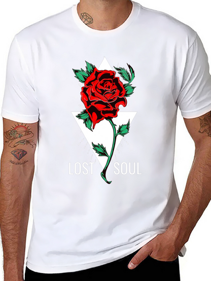 Lost Soul Rose Graphic T-Shirt