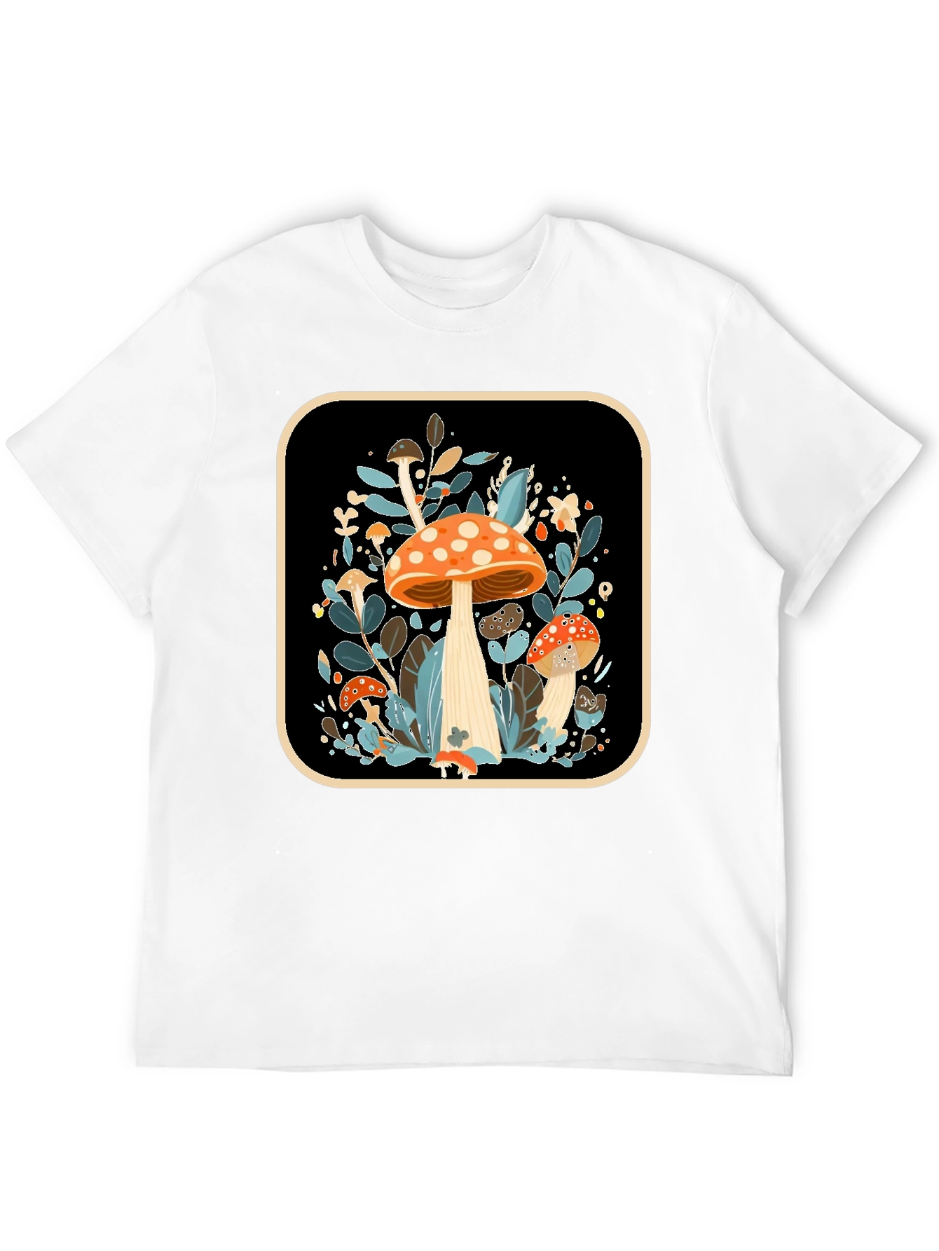 Mushroom Graphic Tee - Nature Inspired Style