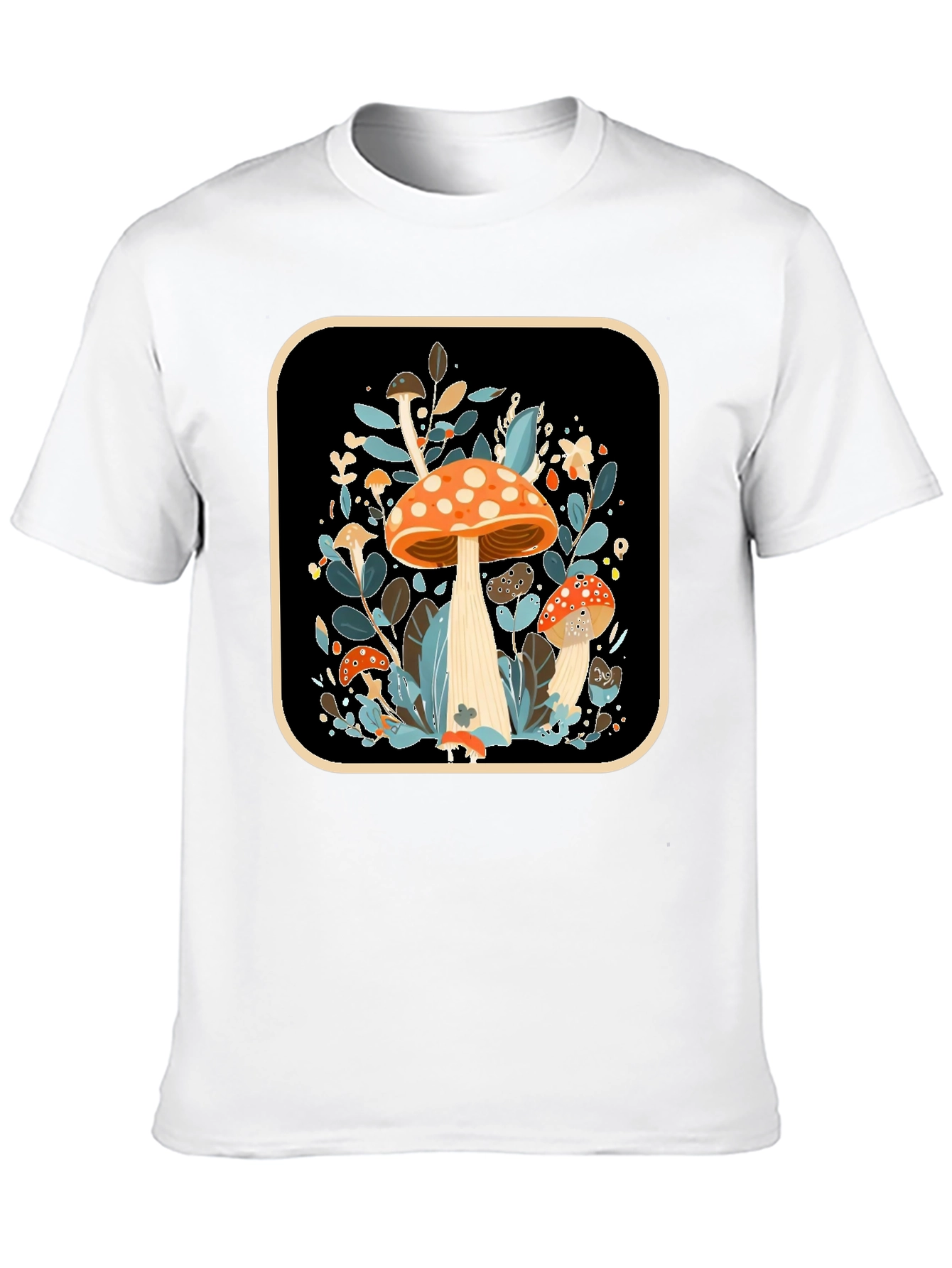 Mushroom Graphic Tee - Nature Inspired Style