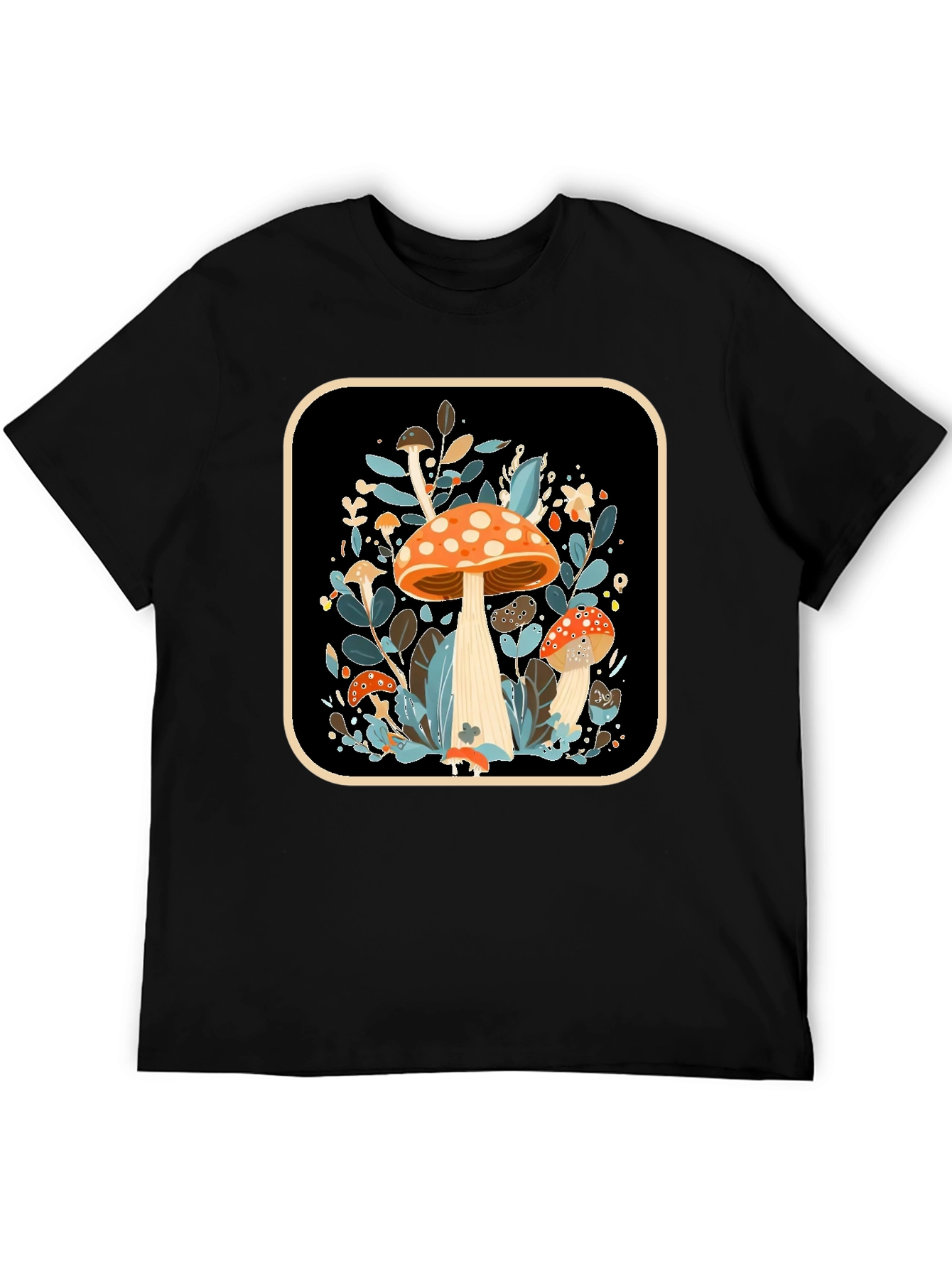 Mushroom Graphic Tee - Nature Inspired Style