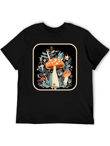Mushroom Graphic Tee - Nature Inspired Style