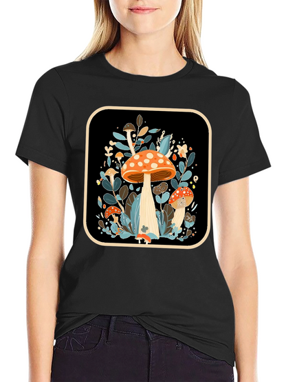 Mushroom Graphic Tee - Nature Inspired Style